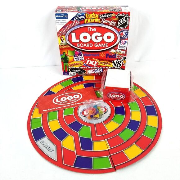 The Logo Board Game About the Brands You Love Family Fun Trivia Advertising - Picture 1 of 10